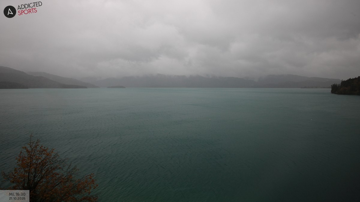 Archiv Foto Webcam Hotel Karwendelblick: Ausblick zum Walchensee