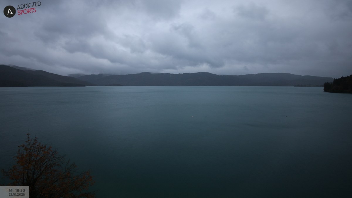 Archiv Foto Webcam Hotel Karwendelblick: Ausblick zum Walchensee