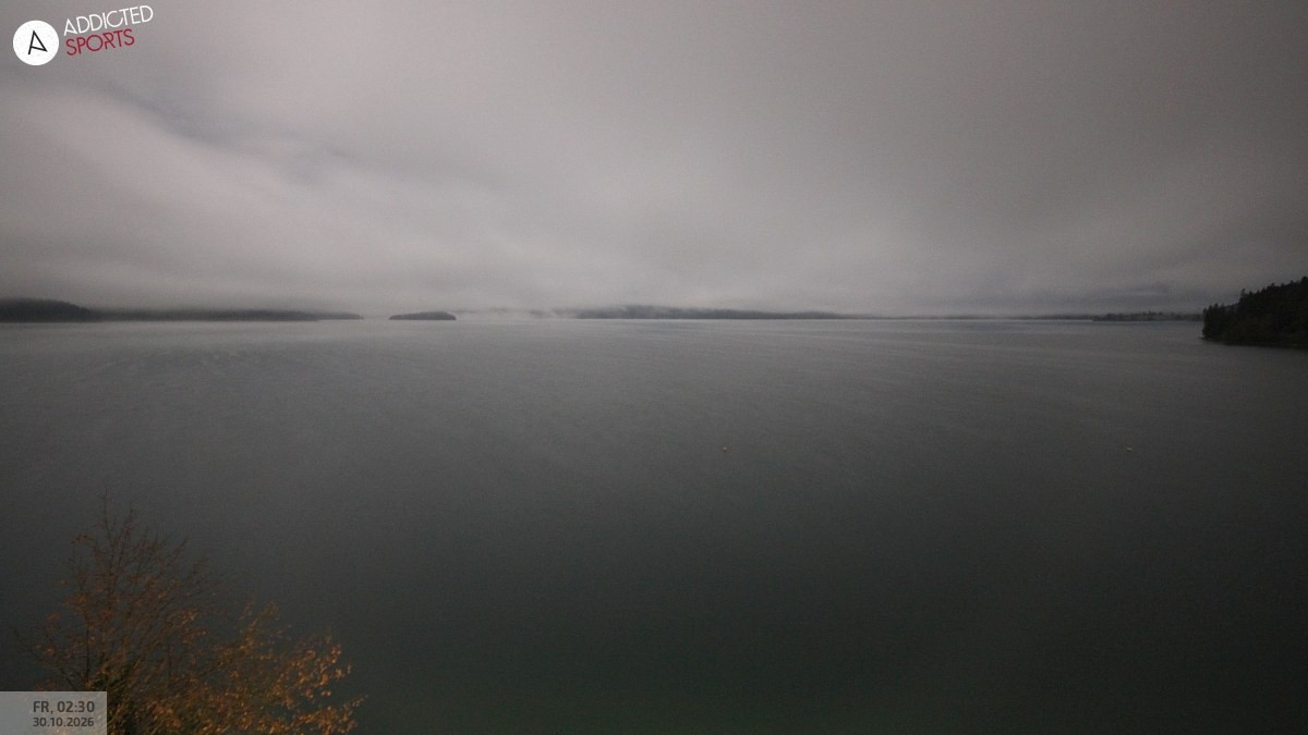 Archiv Foto Webcam Hotel Karwendelblick: Ausblick zum Walchensee