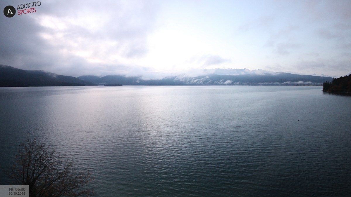 Archiv Foto Webcam Hotel Karwendelblick: Ausblick zum Walchensee