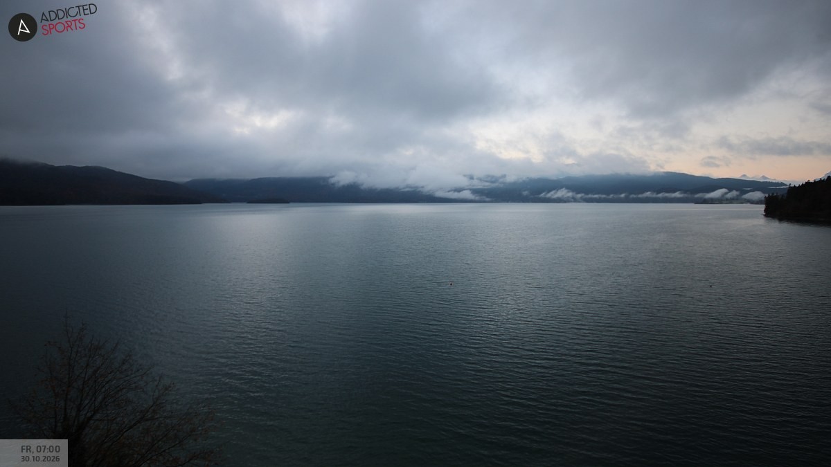 Archiv Foto Webcam Hotel Karwendelblick: Ausblick zum Walchensee