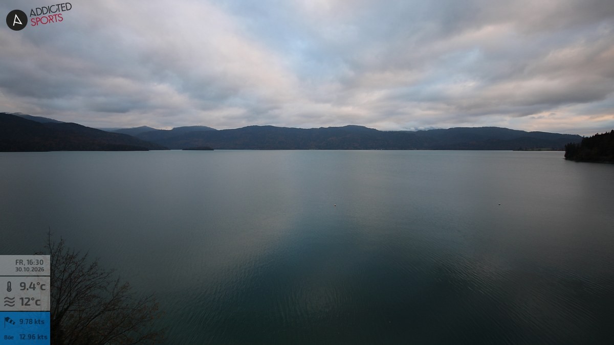 Archiv Foto Webcam Hotel Karwendelblick: Ausblick zum Walchensee
