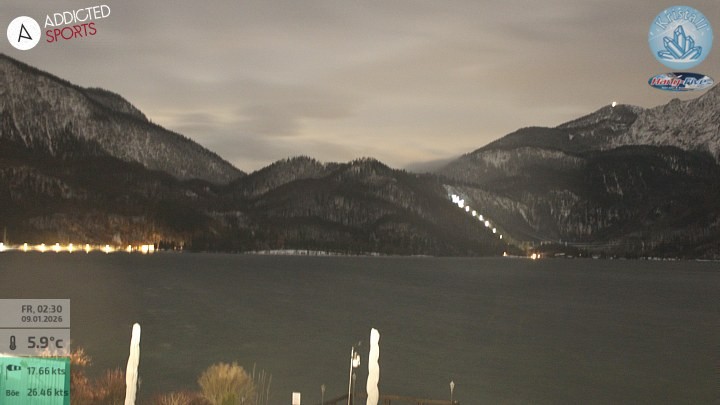 Archiv Foto Webcam Kristall Trimini: Kochelsee und Herzogstand