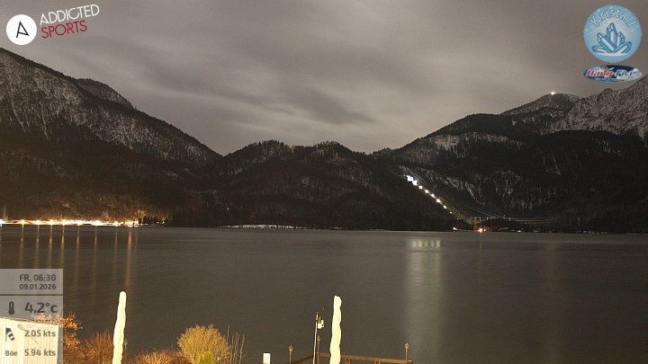 Archiv Foto Webcam Kristall Trimini: Kochelsee und Herzogstand