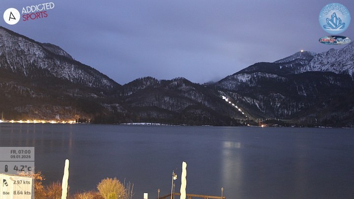 Archiv Foto Webcam Kristall Trimini: Kochelsee und Herzogstand