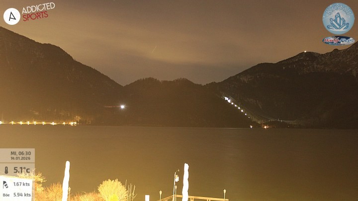 Archiv Foto Webcam Kristall Trimini: Kochelsee und Herzogstand