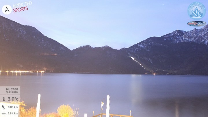 Archiv Foto Webcam Kristall Trimini: Kochelsee und Herzogstand