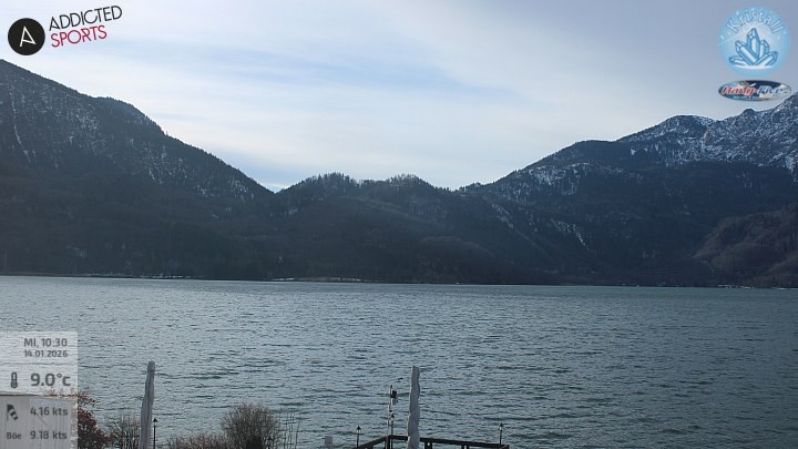 Archiv Foto Webcam Kristall Trimini: Kochelsee und Herzogstand