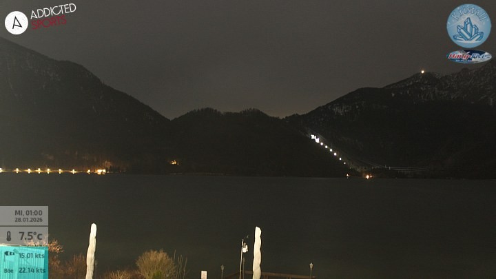 Archiv Foto Webcam Kristall Trimini: Kochelsee und Herzogstand