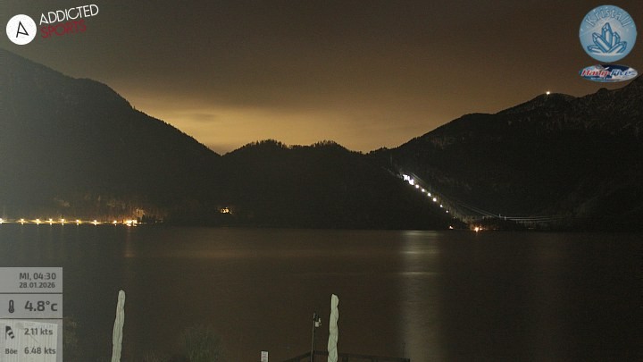 Archiv Foto Webcam Kristall Trimini: Kochelsee und Herzogstand