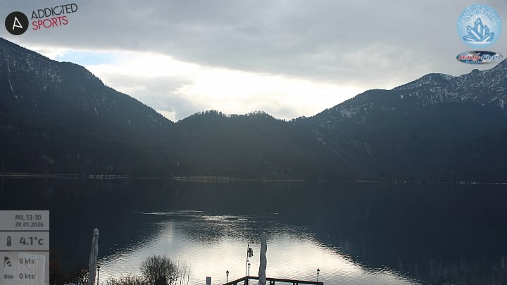 Archiv Foto Webcam Kristall Trimini: Kochelsee und Herzogstand