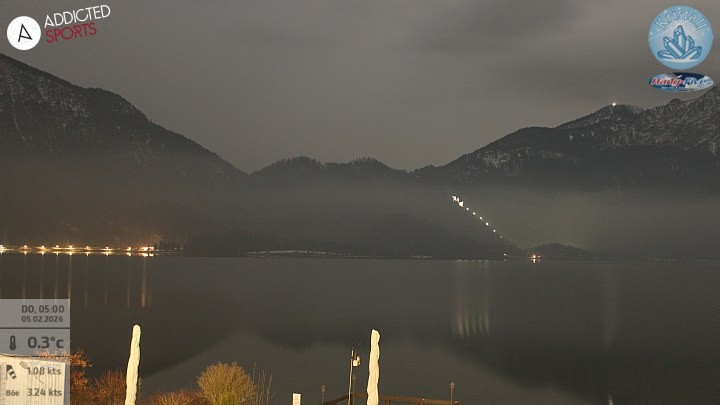 Archiv Foto Webcam Kristall Trimini: Kochelsee und Herzogstand