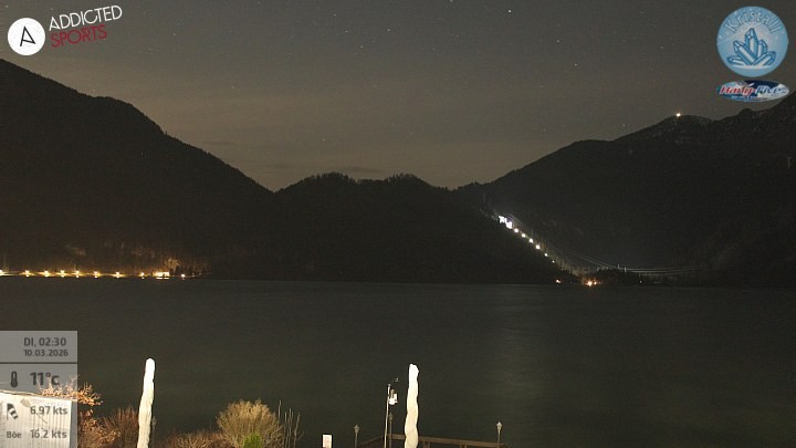 Archiv Foto Webcam Kristall Trimini: Kochelsee und Herzogstand