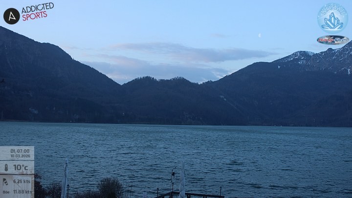 Archiv Foto Webcam Kristall Trimini: Kochelsee und Herzogstand