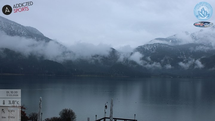 Archiv Foto Webcam Kristall Trimini: Kochelsee und Herzogstand