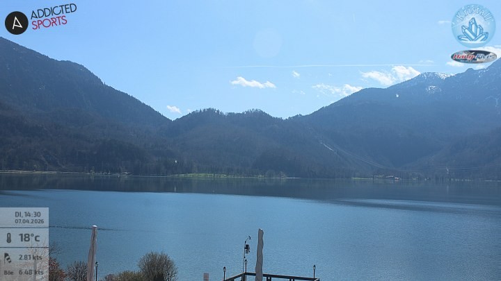 Archiv Foto Webcam Kristall Trimini: Kochelsee und Herzogstand