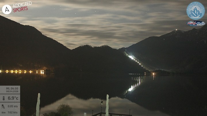 Archiv Foto Webcam Kristall Trimini: Kochelsee und Herzogstand