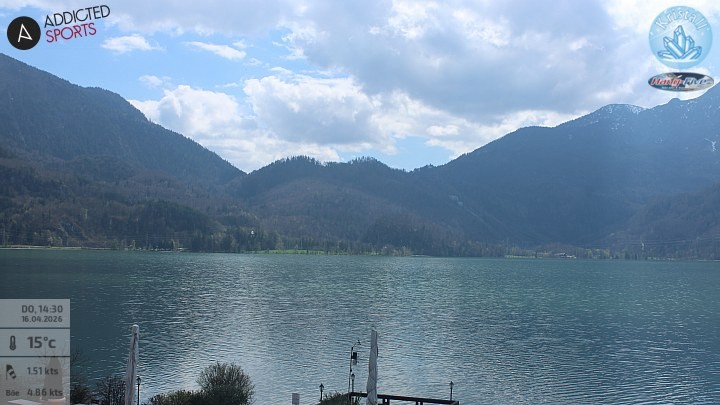 Archiv Foto Webcam Kristall Trimini: Kochelsee und Herzogstand