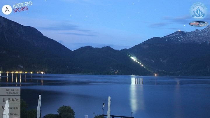 Archiv Foto Webcam Kristall Trimini: Kochelsee und Herzogstand