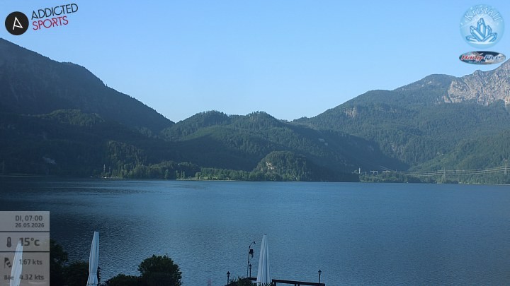 Archiv Foto Webcam Kristall Trimini: Kochelsee und Herzogstand