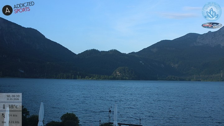 Archiv Foto Webcam Kristall Trimini: Kochelsee und Herzogstand