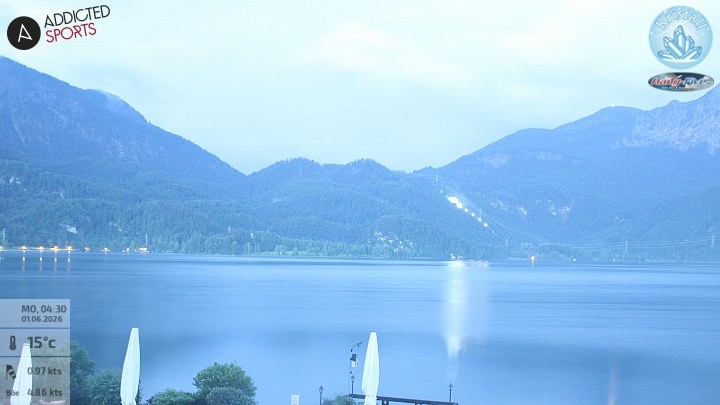Archiv Foto Webcam Kristall Trimini: Kochelsee und Herzogstand