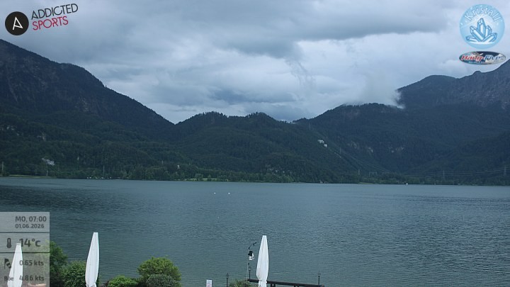Archiv Foto Webcam Kristall Trimini: Kochelsee und Herzogstand