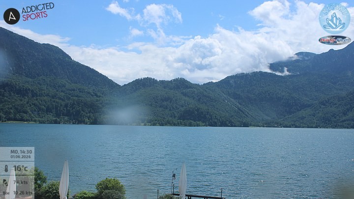 Archiv Foto Webcam Kristall Trimini: Kochelsee und Herzogstand