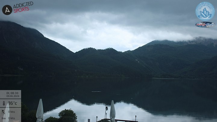 Archiv Foto Webcam Kristall Trimini: Kochelsee und Herzogstand
