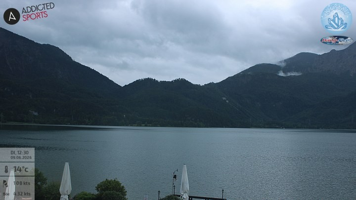Archiv Foto Webcam Kristall Trimini: Kochelsee und Herzogstand