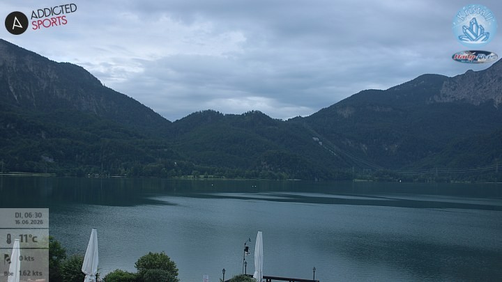 Archiv Foto Webcam Kristall Trimini: Kochelsee und Herzogstand