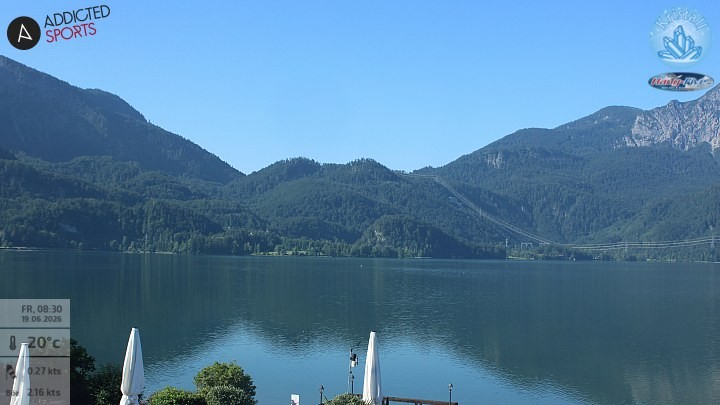 Archiv Foto Webcam Kristall Trimini: Kochelsee und Herzogstand