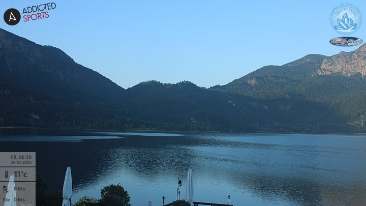 Archiv Foto Webcam Kristall Trimini: Kochelsee und Herzogstand