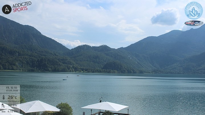 Archiv Foto Webcam Kristall Trimini: Kochelsee und Herzogstand