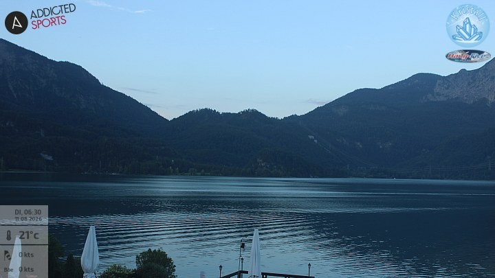 Archiv Foto Webcam Kristall Trimini: Kochelsee und Herzogstand