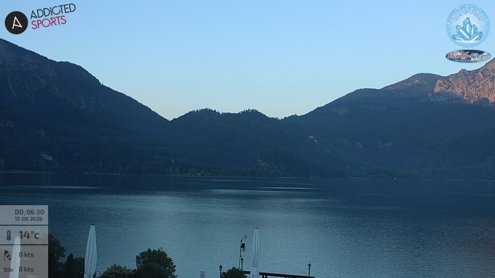 Archiv Foto Webcam Kristall Trimini: Kochelsee und Herzogstand