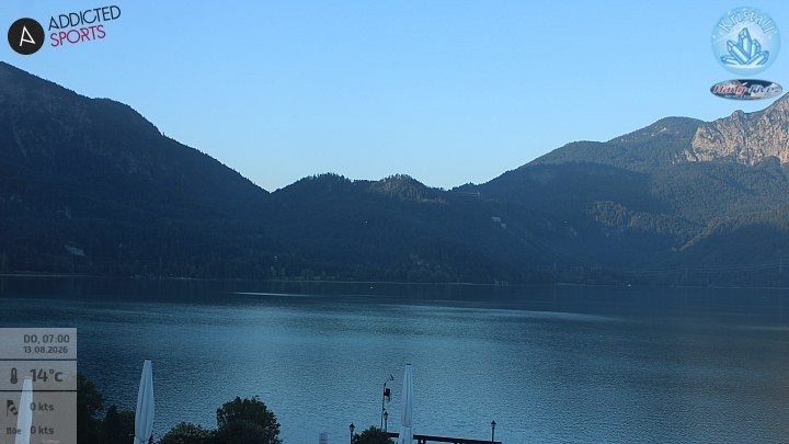 Archiv Foto Webcam Kristall Trimini: Kochelsee und Herzogstand