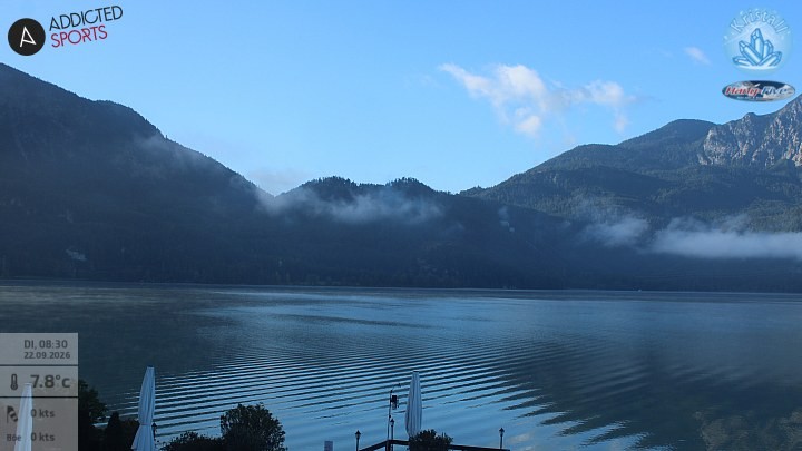 Archiv Foto Webcam Kristall Trimini: Kochelsee und Herzogstand