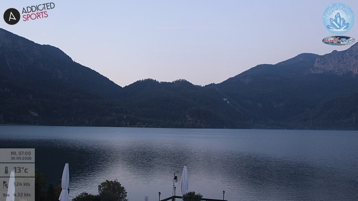 Archiv Foto Webcam Kristall Trimini: Kochelsee und Herzogstand
