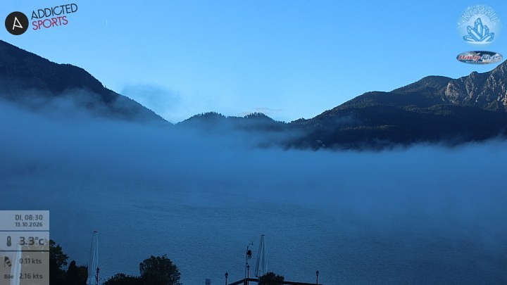 Archiv Foto Webcam Kristall Trimini: Kochelsee und Herzogstand