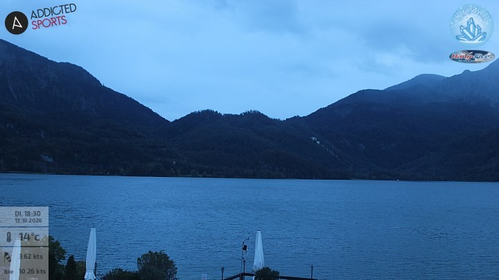 Archiv Foto Webcam Kristall Trimini: Kochelsee und Herzogstand