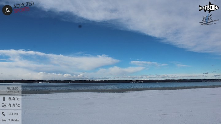Archiv Foto Webcam Blick von Ammerland über den Starnberger See