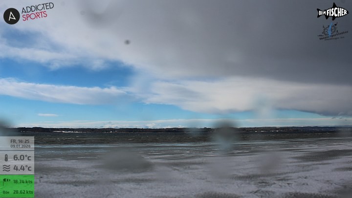 Archiv Foto Webcam Blick von Ammerland über den Starnberger See
