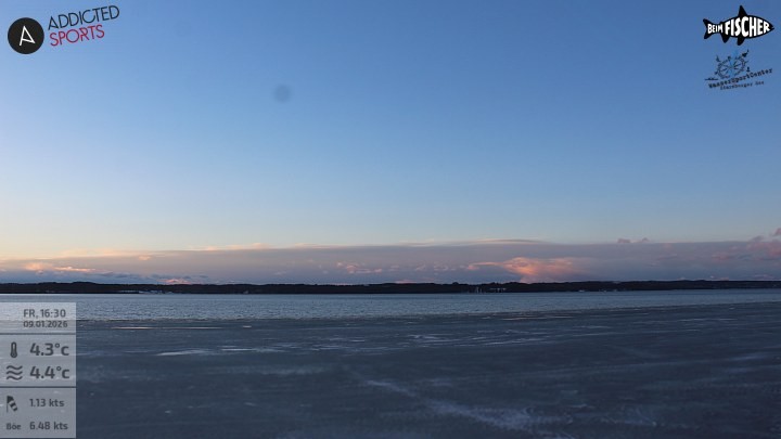 Archiv Foto Webcam Blick von Ammerland über den Starnberger See