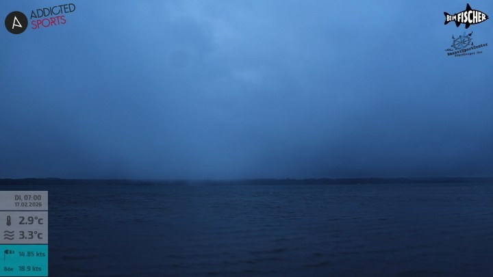 Archiv Foto Webcam Blick von Ammerland über den Starnberger See