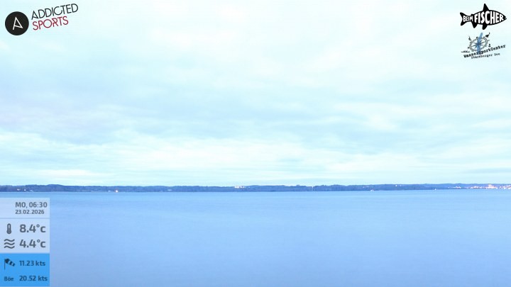 Archiv Foto Webcam Blick von Ammerland über den Starnberger See