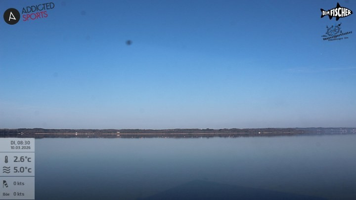Archiv Foto Webcam Blick von Ammerland über den Starnberger See