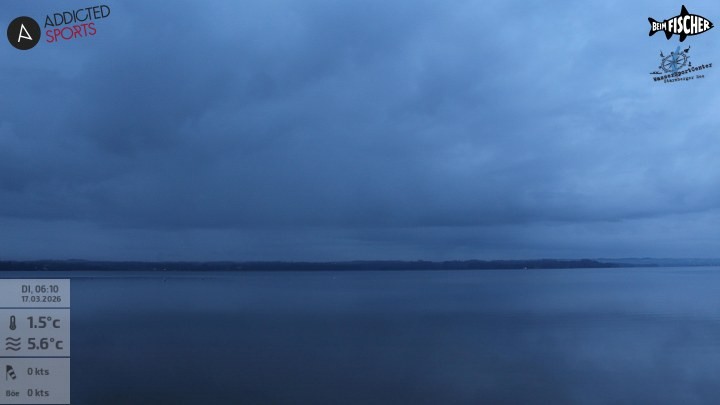 Archiv Foto Webcam Blick von Ammerland über den Starnberger See