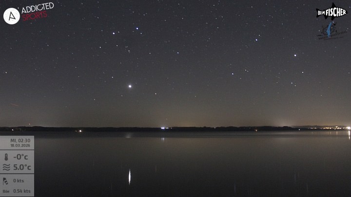 Archiv Foto Webcam Blick von Ammerland über den Starnberger See