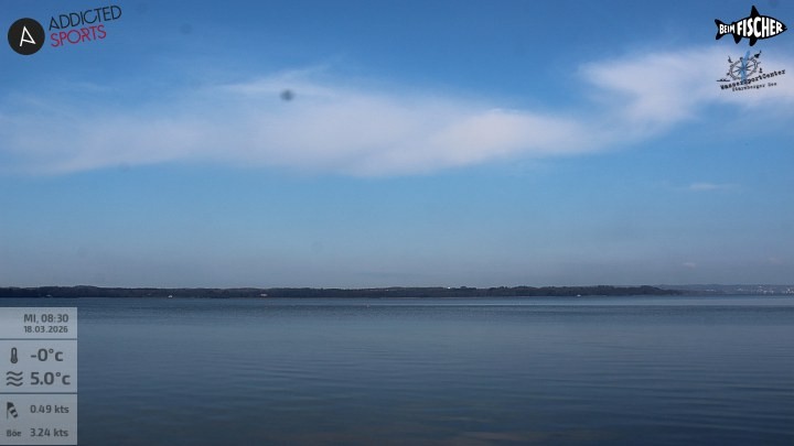 Archiv Foto Webcam Blick von Ammerland über den Starnberger See